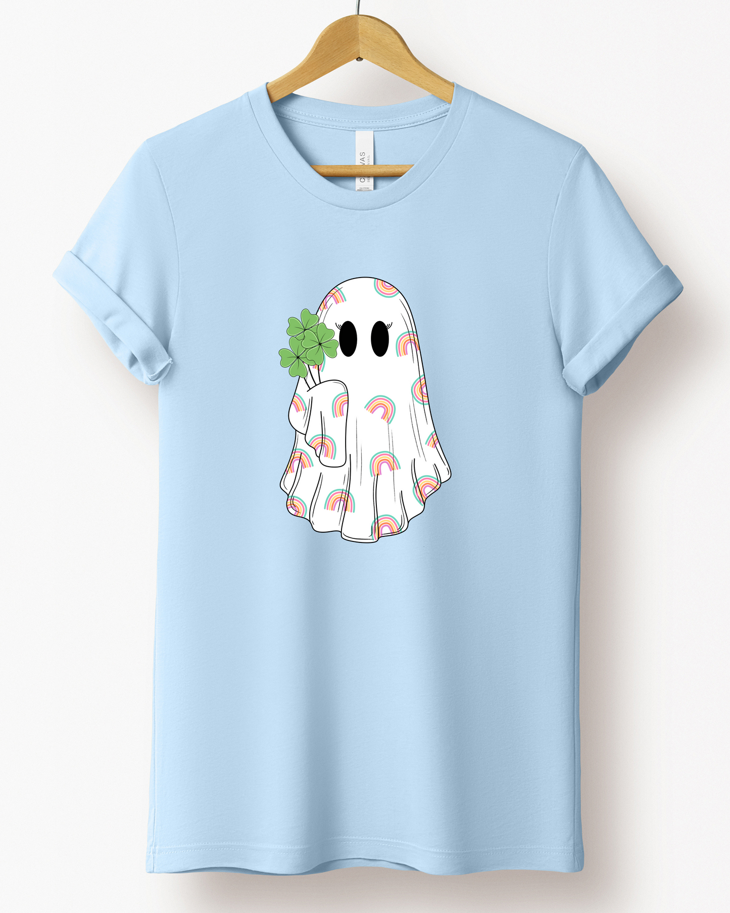 SHAMROCK BOO TEE (BELLA CANVAS)