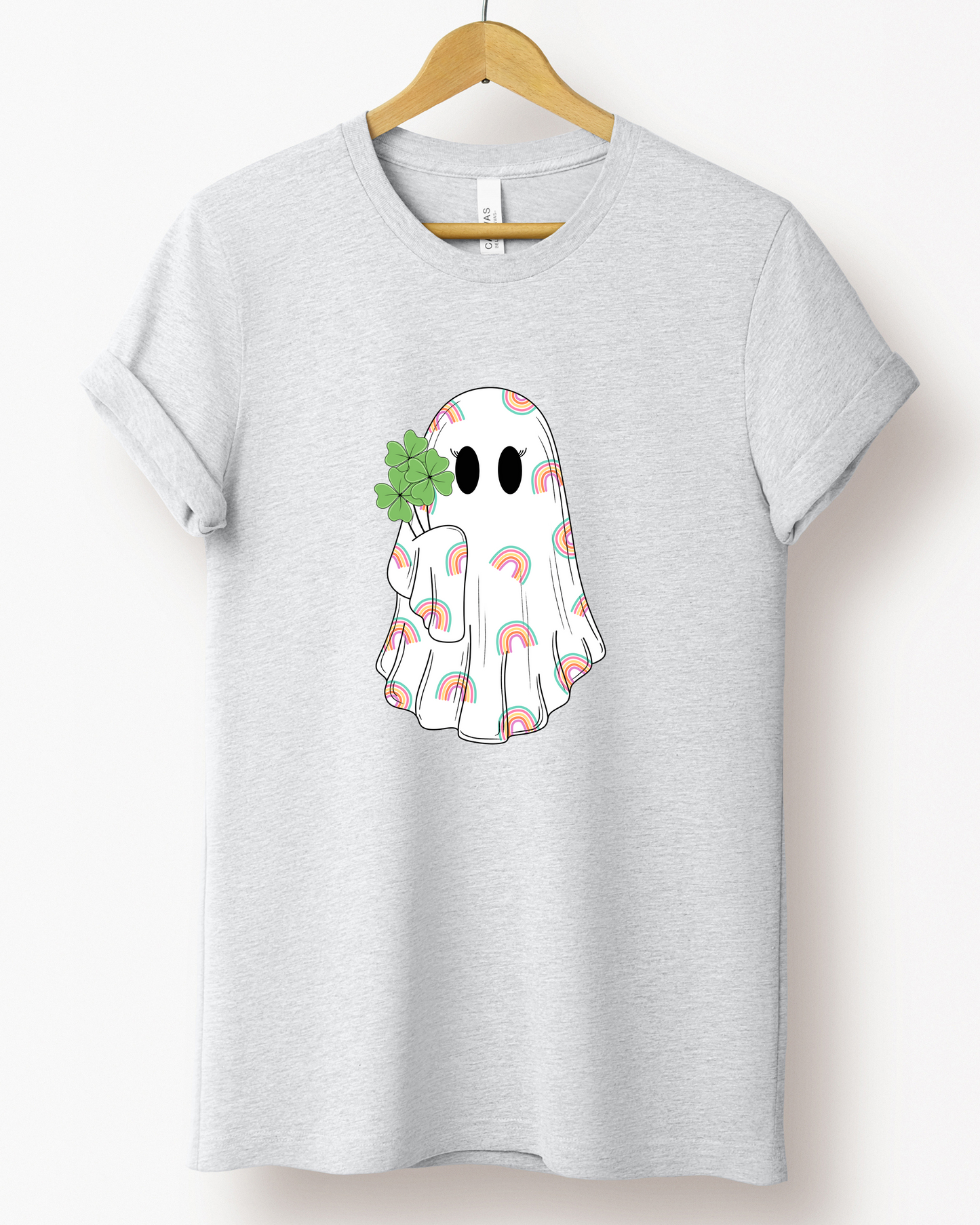 SHAMROCK BOO TEE (BELLA CANVAS)